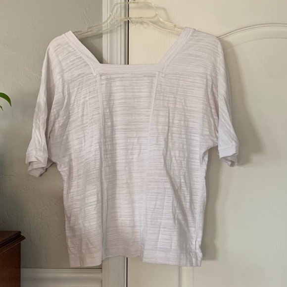 •Anthropologie White Square Neck Top• - Picture 4 of 4